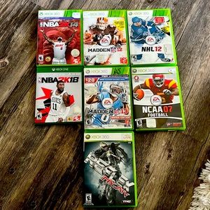Lot of 7 games. Xbox One & Xbox 360.